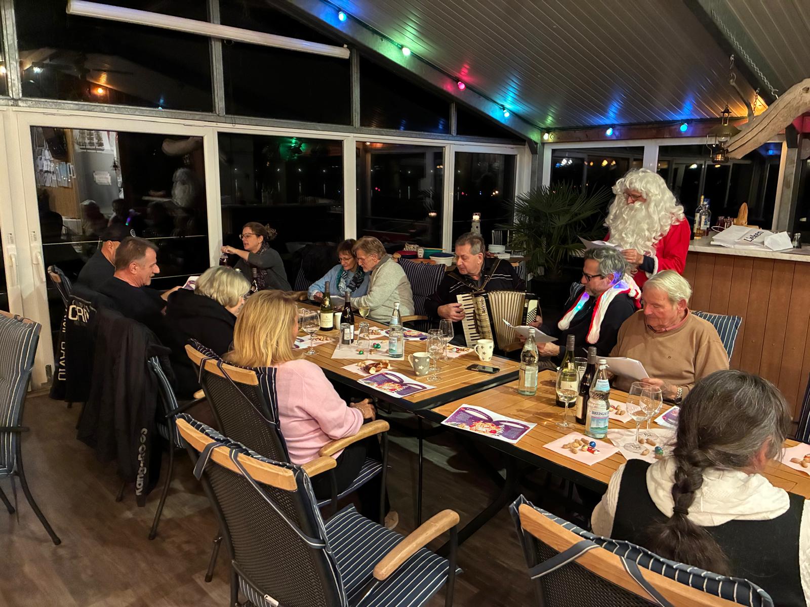 Nikolausfeier und weihnachtlicher Gruß an die Schleuse Rhinau